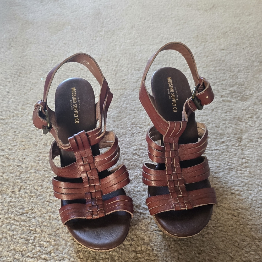 Mossimo Gladiator Wedge Sandals - Picture 1 of 8